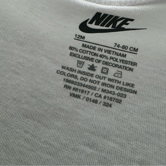 NWT Nike 12 Month Matching pants set. - Picture 6 of 7